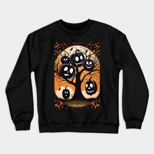 Spooky Halloween tree #2 Crewneck Sweatshirt